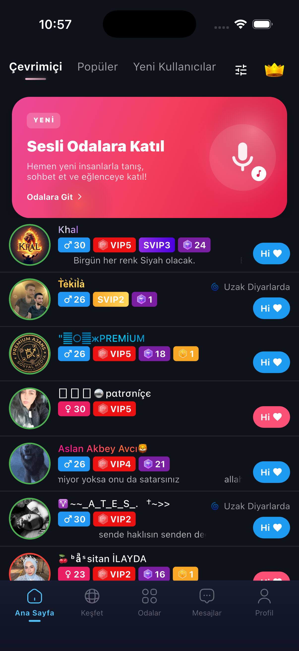 Niva uygulama ekran görüntüsü
